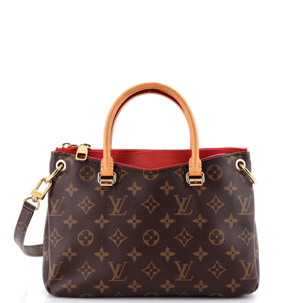 Louis Vuitton BB Pallas Tote Monogram Canvas with Leather